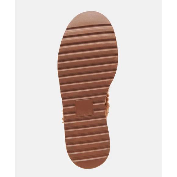 NEW DOLCE VITA women's lelani plush clog in pecan suede - Picture 8 of 8